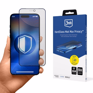 Apple iPhone 18 Pro - 3mk HardGlass Matt Max Privacy