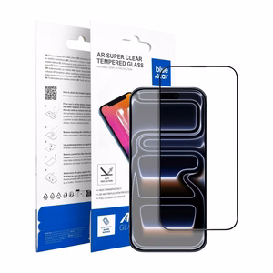 Tempered glass for iPhone 17 Blue Star 5D AR black
