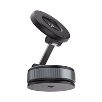 Wozinsky WUSM-01 magnetinis automobilinis laikiklis prietaisų skydeliui / priekinio stiklo - juodas