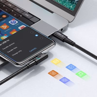 "Tech-Protect UltraBoost L" USB-C / USB-C 60W 6A kabelis 1 m - pilkas