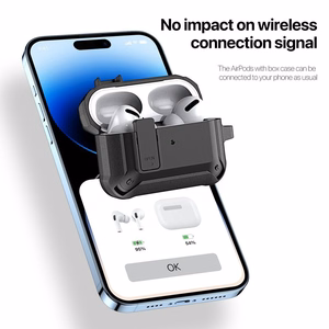 DUX DUCIS PECO - apsauginis dėklas šarvo tipo AirPods Pro 2 juodas