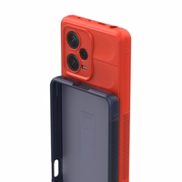 Dėklas telefonui Magic Shield Xiaomi Redmi Note 12 Pro+ lankstus apsauginis dėklas - raudonas