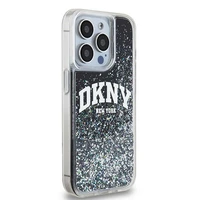 DKNY Liquid Glitter Big Logo dėklas iPhone 14 Pro - juodas