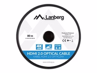 Lanberg HDMI laidas 80m optinis AOC