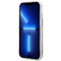 Karl Lagerfeld KLHCP14SLMNMK iPhone 14 6.1 "kietasis dėklas juodas / juodas skystas blizgutis Monogram