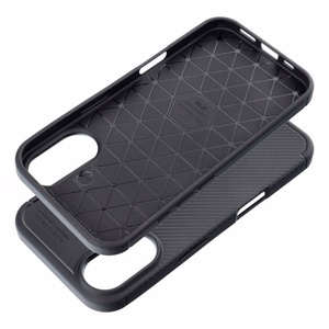 Dėklas telefonui CARBON PREMIUM IPHONE 16 juodas