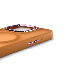 Wozinsky Mados dėklas Magnetinis Samsung Galaxy S25 - Oranžinis