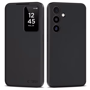 Tech-Protect Smart Wallet Case for Samsung Galaxy S25 FE - Matte Black