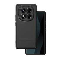 Paprastas anglies dėklas Xiaomi Redmi Note 14 Pro 5G (Global) / Note 14 Pro Plus 5G (Global), juodas