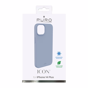 Puro Icon Cover dėklas, skirtas iPhone 14 Plus 6.7", „Sierra Blue“ spalvos