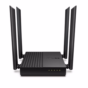 TP-LINK ARCHER C64 dviejų dažnių Wi-Fi maršrutizatorius, juodas