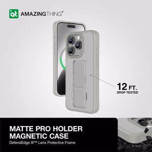 Amazing Thing Matte Pro Mag dėklas 12FT IP156.1PMPGY Iphone 15 Pro titano