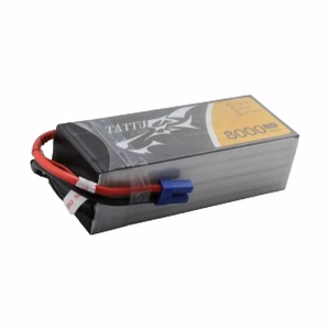 „Tattu“ 8000 mAh, 22,2 V, 25C, 6S1P LiPo akumuliatorių rinkinys su EC5 jungtimi