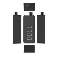 Hub Orico W5P-U2-030 4x USB-A 2.0 30cm - juodas