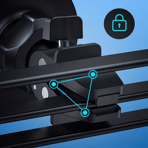 Crong Carclip Magnetic magnetinis automobilinis telefono laikiklis, suderinamas su MagSafe, juodas