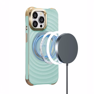 Circle Glam Magnetinis dėklas telefonui iPhone 13 Pro 6,1" mėtų