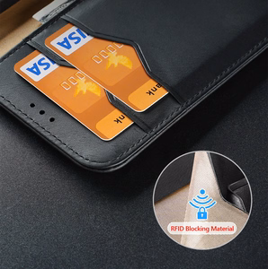 Dux Ducis Hivo dėklas Samsung Galaxy S23+ atverčiamas dėklas su pinigine ir RFID apsauga raudonas