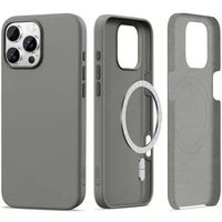 Tech-Protect Silikoninis Magnetinis iPhone 16 Pro Dėklas - Pilkas