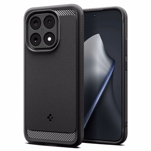 Spigen Rugged Armor deklas, skirtas Xiaomi 15T - Juodas