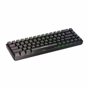 Fifine GK1 mechaninė klaviatūra, 65% RGB (juoda)