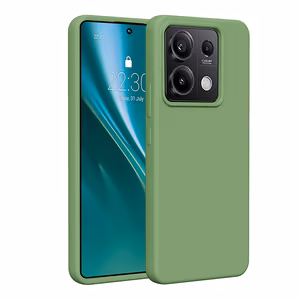 Etteri Силиконовый чехол для Xiaomi Redmi Note 13 Pro 5G светло-зелёный