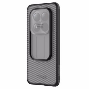 Nillkin CamShield Pro dėklas Xiaomi Redmi Note 15 Pro+ 5G/Poco M8 Pro 5G skaidrus juodas