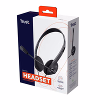 Trust Primo - pokalbių ausinės (juodos)