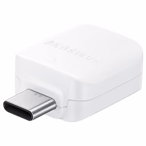 Samsung EE-UN930 USB-A į USB-C OTG adapteris (didmeninė – pakaitinė pakuotė) – baltas