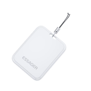 Essager Tag baltas išmanusis Bluetooth ieškiklis / sekiklis pakabukas