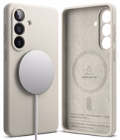 Ringke Silikoninis MagSafe Dėklas for Samsung Galaxy S26+ - smėlinis