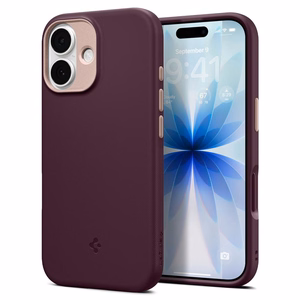 Spigen Nano Pop Mag MagSafe dėklas iPhone 17 telefonui – burgundiškas