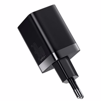 Įkroviklis Baseus (CCSUPP-E01) (1xUSB-C;1xUSB 3A 30W) juodas
