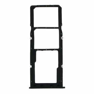 SIM kortelės laikiklis Samsung A715 A71 2020 Prism Crush Black OEM