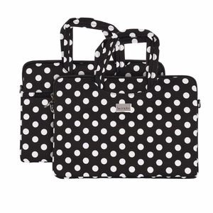 Wonder Dėklas nešiojamam kompiuteriui 17 colių juodas polka-dot