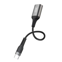 XO adapteris OTG NB201 USB - USB-C juodas