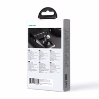 Automobilinis įkroviklis Joyroom "JR-CCD02" juodas 70W (2xPD / with LED voltmeter)