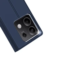 Dux Ducis Skin Pro dėklas su atvartu ir kortelių skyriumi Xiaomi Redmi Note 13 5G - mėlynas
