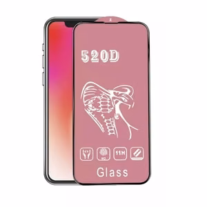Tempered glass 520D Apple iPhone 15 Pro black