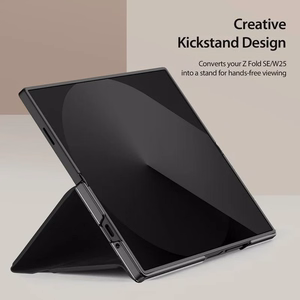 DUX DUCIS dėklas BRIL su rašiklio laikikliu skirtas SAMSUNG Z Fold SE/W25 juodas
