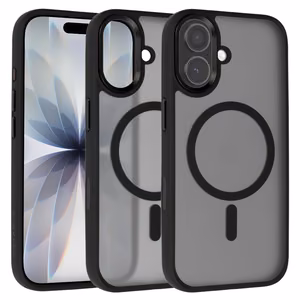 Liavec Cloudy Case with Metal Camera Frame for Iphone 17 black (Camera Control Button)