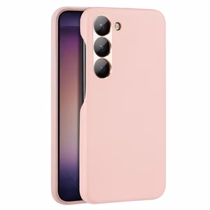 Dux Ducis Grit dėklas Samsung Galaxy S23+ eleganti dėklas iš dirbtinės odos rožinė