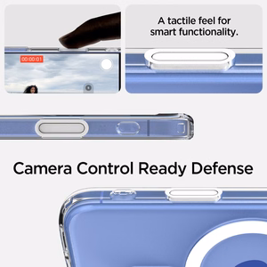 Spigen Ultra Hybrid "T" Magnetinis iPhone 16 dėklas - Baltas