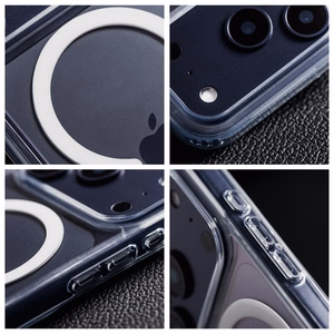 Прозрачный чехол Forcell F-Protect Clear Hybrid Premium для Pixel 9 Pro XL / 10 Pro XL / 11 Pro XL, совместимый с MagSafe
