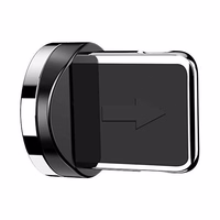 Kištukinis adapteris magnetiniam USB kabeliui Lightning sidabrinis