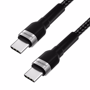 Wozinsky WNBCC1 USB-C / USB-C PD 65W kabelis 1m - juodas