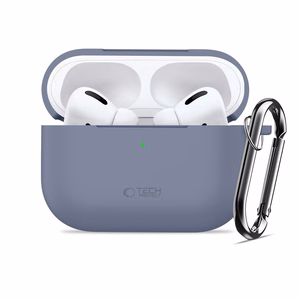 "Tech-Protect" silikoninis dėklas su kabliuku "AirPods Pro" - mėlynas