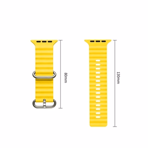 Tech-Protect IconBand Pro Strap for Apple Watch 4 / 5 / 6 / 7 / 8 / 9 / SE / Ultra 1 / 2 (42/44/45/49 mm) - Yellow