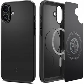 Spigen Thin Fit Magnetinis dėklas iPhone 16 Plus - juodas