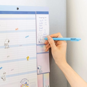 Snoopy magnetinis mėnesio kalendorius ir planuoklis, 2026/2027, 30 × 34 cm
