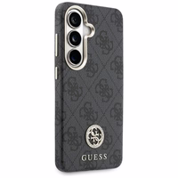 Guess dėklas 4G Rhinestone Round Logo MagSafe skirtas Samsung Galaxy S26 Plus juodas